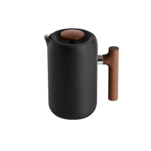 Fellow Clara French Press - Matte Black & Walnut